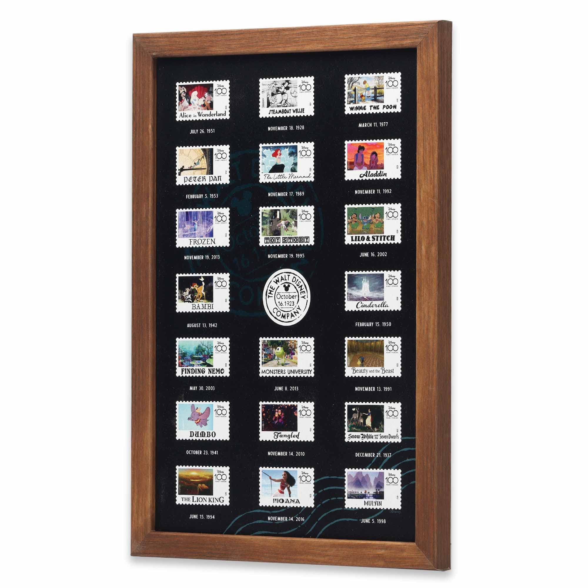DISNY ART PLAQUE 4点と専用イーゼル Amazon.com: Disney Collector Replica Stamps Framed Wood Wall